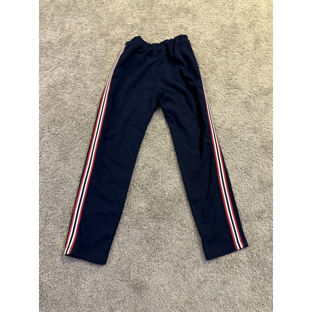 Sensational Collection Women's Blue Pinstripe Spandex Pants - Medium